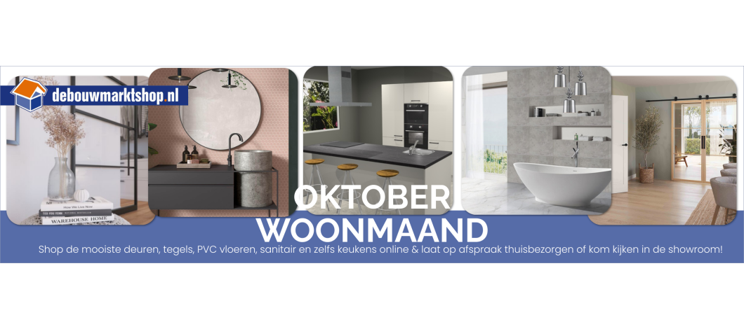 Oktober Woonmaand - Shop vanuit je luie stoel en laat thuis bezorgen